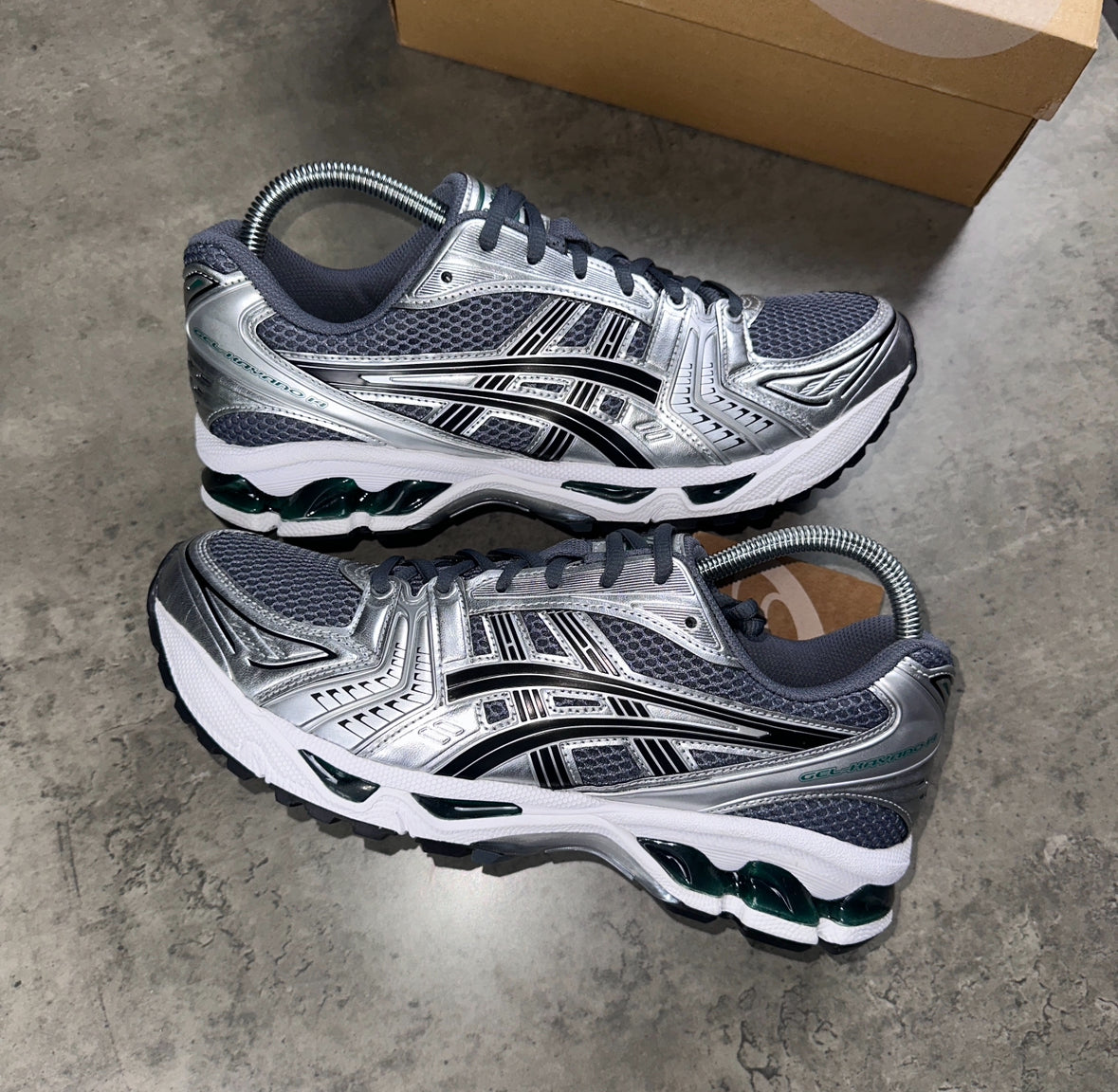 Asics Kayano 14's Jasper Green