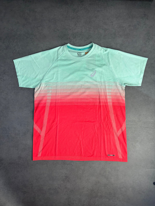 ASICS CORAL GREEN SEAMLESS T-SHIRT